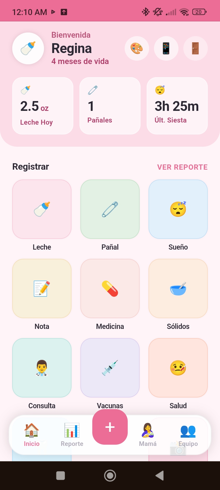 Dashboard RegiApp